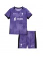 Otroški Nogometna dresi replika Liverpool Tretji 2023-24 Kratek rokav (+ hlače)